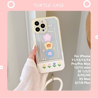 [พร้อมส่ง] เคสโทรศัพท์มือถือ ลายการ์ตูน Tiktok สําหรับ Apple iPhone 14 13 12 11 promax XS XR xsmax se2020 6 7 8plus Mini