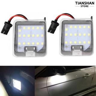 [Popular Auto Parts] ไฟ LED 18 SMD สว่างมาก สําหรับติดกระจกมองหลัง Ford Winghu KUGA Focus Mondeo 2 ชิ้น