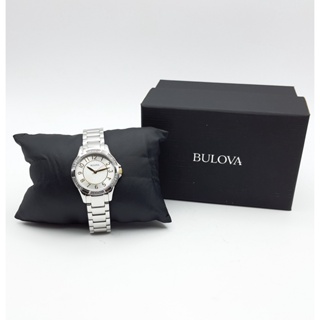 นาฬิกา BULOVA WOMENS 98L175 DQUARTZ MOTHER OF PEARL พร้อมกล่อง (สภาพใหม่)