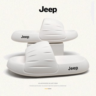 Jeep รองเท้าแตะ ป้องกันการลื่น เหมาะกับใส่กลางแจ้ง แฟชั่นฤดูร้อน สไตล์เกาหลี สําหรับผู้ชาย