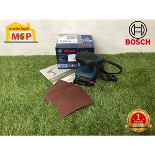 Bosch เครื่องขัดกระดาษทราย สี่เหลี่ยมผืนผ้า GSS 140 ฐาน 100 x 112 มม 220W สั่น 28000 RPM #06012A80K0