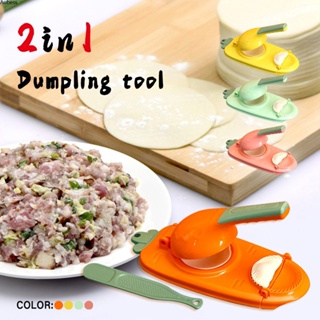 Aubess Dumpling Maker 2 In 1 Dumpling Wrapper Maker เครื่องมือกดด้วยตนเอง Dumpling Mold Kitchen Gadget อุปกรณ์ปีใหม่