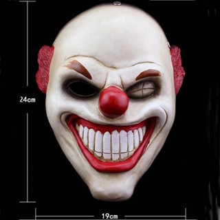 หน้ากาก Mask it อสุรกายขุมนรก อิท โผล่จากนรก Pennywise เพนนี่ ไวซ์ วัสดุไฟเบอร์กลาส Fiberglass Party ปาร์ตี้ Cosplay