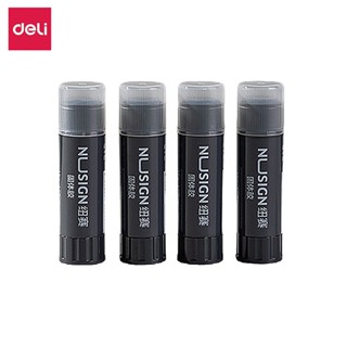 Deli กาวแท่ง สีใส ขนาด 15 กรัม กาวแท่งใส กาวแท่งกลม พกพาง่าย กาวอเนกประสงค์ Glue Stick