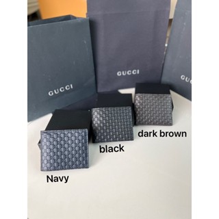 พร้อมส่ง gucci wallet 6 card  ดำ น้ำเงิน น้ำตาล  กล่อง ถุงผ้า การ์ด สวยสุดค่ะ