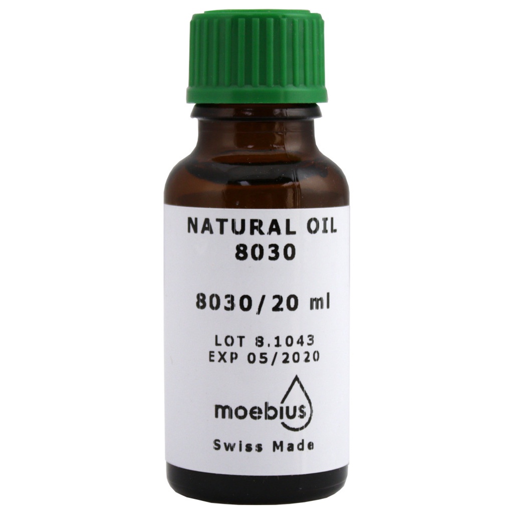 Moebius 8030 น้ํามันนาฬิกาธรรมชาติสําหรับนาฬิกาขนาดเล็กหรือกลาง 20ml