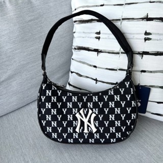 ของแท้💯 MLB MONOGRAM HOBO BAG กระเป๋าสะพายไหล่/คล้องแขน