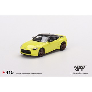 MINI GT 1/64 No.415 Nissan Z Proto Spec 2023 Ikazuchi Yellow LHD MGT00415-L