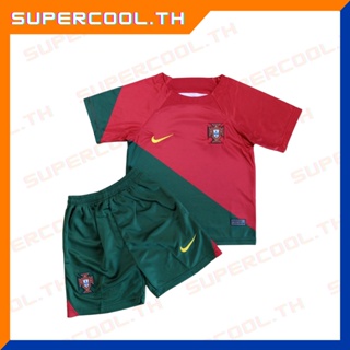 Portugal 2022 Away Kid ชุดบอลเด็กโปรตุเกส ชุดฟุตบอลเด็กทีมชาติโปรตุเกส2022