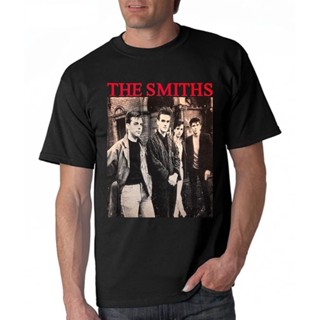 เสื้อทหาร เสื้อวง Vtg The Smiths มอร์ริสซีย์รักษาเนื้อร็อคเป็นฆาตกรรมพังค์กระดาษบางยอดนิยม Tshirt Man เสื้อยืดขนาดใ_34