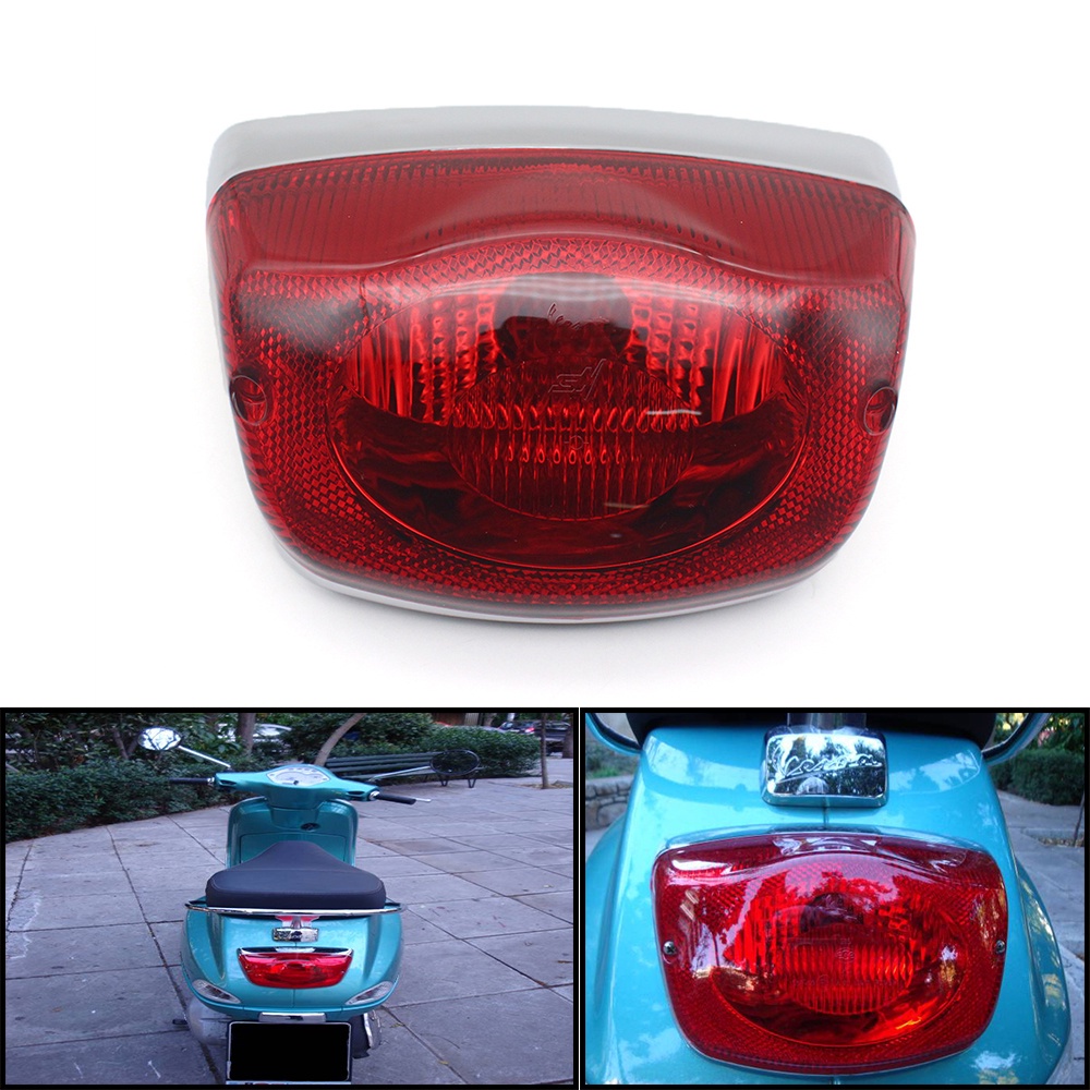 Acz รถจักรยานยนต์ไฟท้ายด้านหลังเบรค Blinker สําหรับ PIAGGIO LX 125 Vespa LX Ie 3V Touring 2012-2012