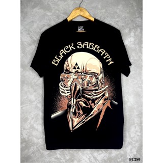 Blacksabbathเสื้อยืดสีดำสกรีนลายFC280