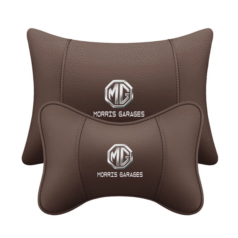 PU หนังรถหัวคอหมอนรถ Headrest คอสนับสนุนที่นั่งสําหรับ MG 3 5 6 HS ZS EV MG3 3SW MG5 MG6 MG7 ZR EHS 
