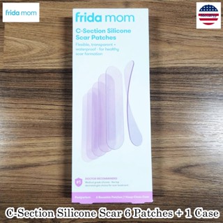 Frida Mom® C-Section Silicone Scar 6 Patches + 1 Case แผ่นแปะปิดรอยแผลเป็นแบบซิลิโคน