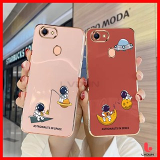 เคส OPPO F7 F5 A57 2022 A77S A17 A17K Reno4 Reno5 Reno6 5G Astronaut Soft Case 2B-XQ