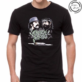 เสื้อยืดครอป {พร้อมส่ง เสื้อยืดผ้าฝ้าย 100% พิมพ์ลายโลโก้ Cheech Chong โอเวอร์ไซซ์ ไซซ์  สําหรับผู้ชาย ของขวั