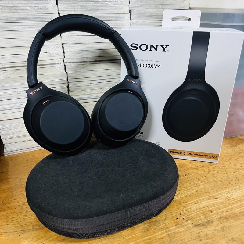 Sony WH-1000XM4 (มือสอง) ทักเเชทรานค้าเหลือราคา6490บาท หูฟังฟูลไซส์ ไร้สาย ตัดเสียงรบกวน
