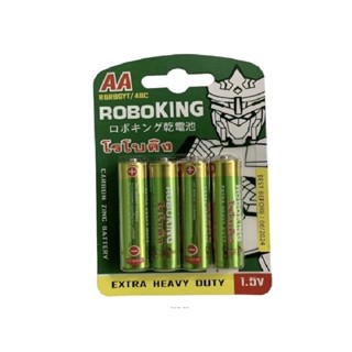 โรโบคิง ถ่าน AA ถ่านไฟฉาย ถ่านแมงกานีส ตราโรโบคิง ขนาด 1.5V ถ่าน ROBOKING