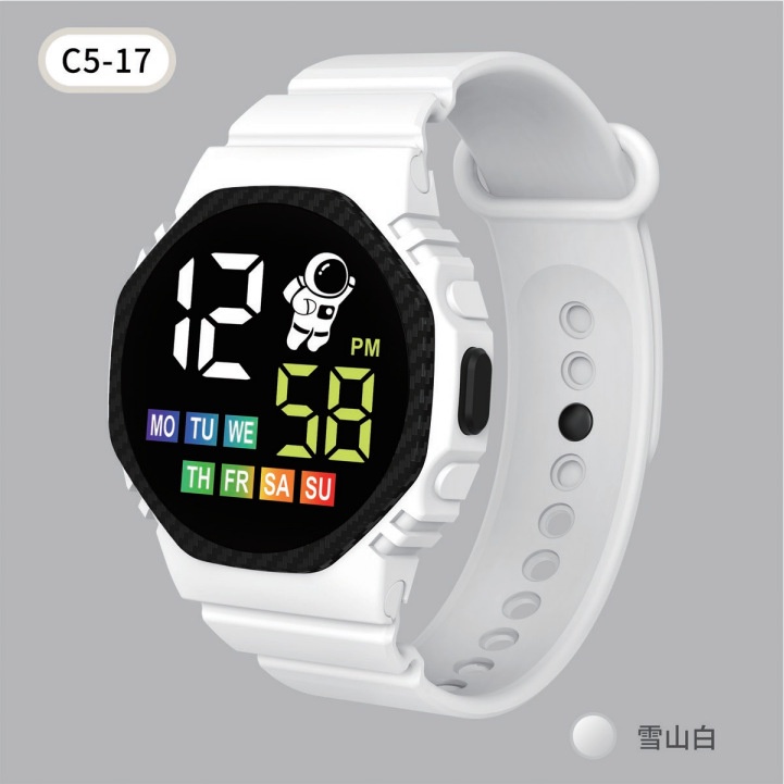 นาฬิกาดิจิตอล นํา มัลติฟังก์ชั่นกันน้ําสําหรับเด็ก – นาฬิกาข้อมืออิเล็กทรอนิกส์