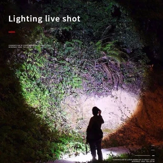 X-tiger ไฟฉาย LED ชาร์จ USB ขนาดเล็ก แบบพกพา สว่างมาก เหมาะกับใช้ในครัวเรือน