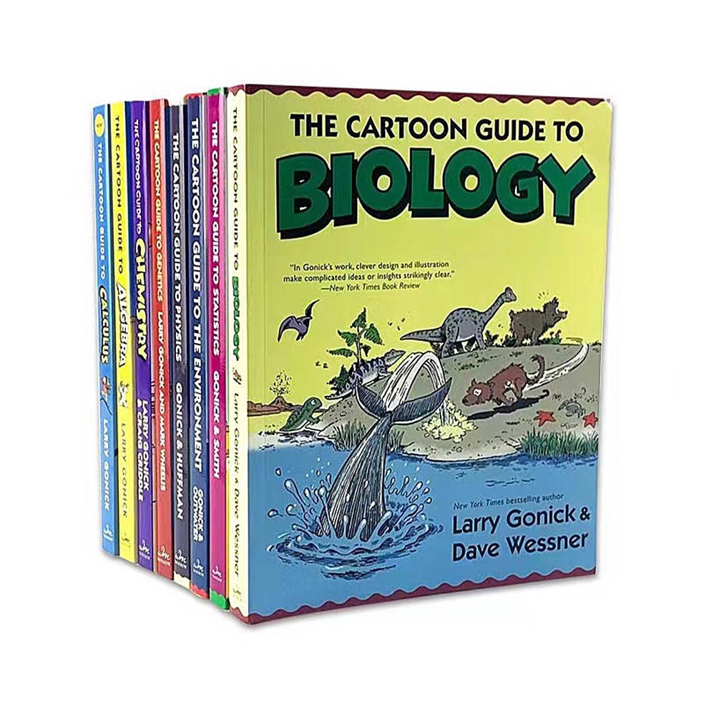 ขายแยก การ์ตูนThe cartoon guide to Biology /Statistics / Environment
