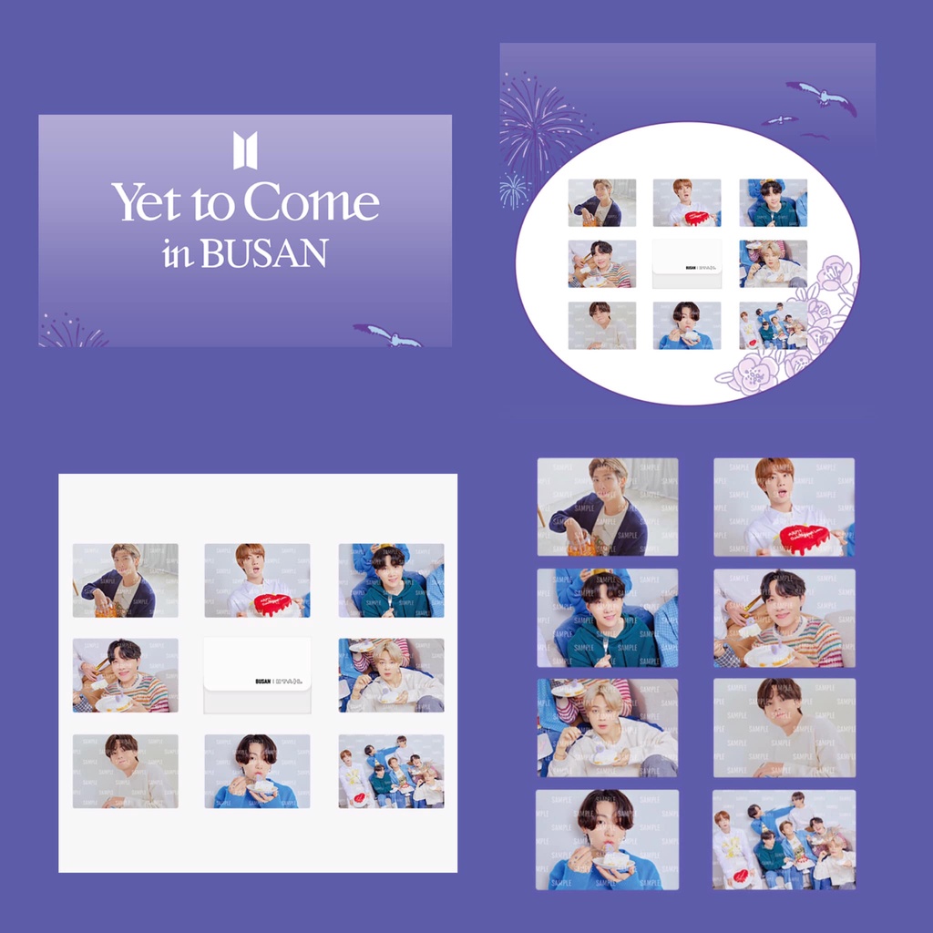 พร้อมส่ง Mini Photo card แท้ BTS : Yet To Come in BUSAN