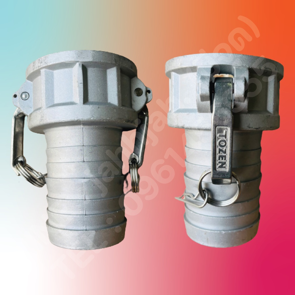 TOZEN ข้อต่อสวมเร็ว พาสC ข้อต่ออลูมิเนียม ข้อต่อหูล็อค ข้อต่อหัวล็อค ข้อต่ออุตสาหกรรม ข้อต่อTOZEN Qu