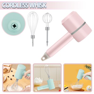 Wireless Portable Electric Food Mixer Hand Blender 3 Speeds High Power Dough Blender Egg Beater Hand Mixer Kitchen Tools