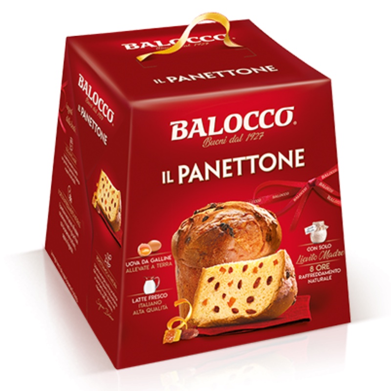 บาลอคโค่ ปาเน็ตโทน 1 กก - Panettone 1kg Balocco brand