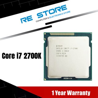 【พร้อมส่ง】โปรเซสเซอร์ Cpuintel core i7 2700K 3.5GHz sr0dg quad-core LGA 1155
