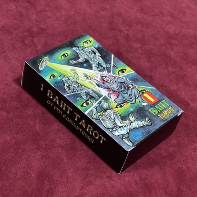 Tarot_raredecks- 1 Baht Tarot- Extremely Tarot 2021, Oop-Tarot card/deck/ไพ่ทาโรต์/ไพ่หายาก/แท้/ไพ่แ