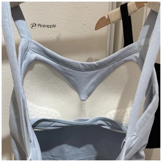 8205 เสื้อชั้นในสตรี เสื้อสายเดี่ยว พร้อมแผ่นรองหน้าอก เซ็กซี่ เสื้อครอป Built-in Bra Camisole