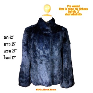 เสื้อกันหนาวขนเฟอร์แท้ ขนกระต่าย