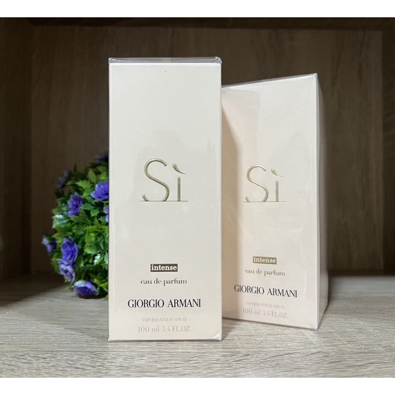 Giorgio Armani Sì Intense EDP 100ml. ขวดรุ่นเก่า น้ำหอมแท้ล้าน%
