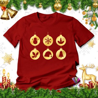 เสื้อยืด พิมพ์ลาย Merry Christmas | ไอคอน Merry Christmas A2984 | เสื้อยืด สําหรับผู้ใหญ่ และผู้ชาย และผู้หญิง | เสื้อผ้