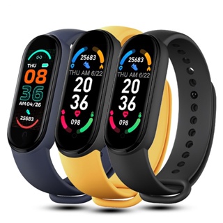 NEWMINE M6 นาฬิกาข้อมืออัจฉริยะ Smart Watch Band เชื่อมต่อบลูทูธ รองรับ วัดอัตราการเต้นหัวใจ าฬิกาวัดชีพจร ความดัน นับก้าว