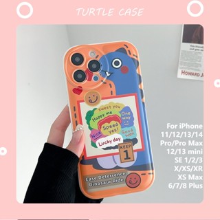 [พร้อมส่ง] เคสโทรศัพท์มือถือ ลายการ์ตูน Tik Tok สําหรับ Apple iPhone 14 13 12 11 PROMAX XS XR XSMAX SE2020 6 7 8PLUS MINI