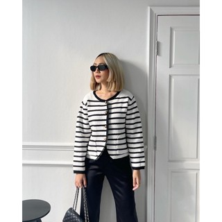 SERENA STRIPED CARDIGAN