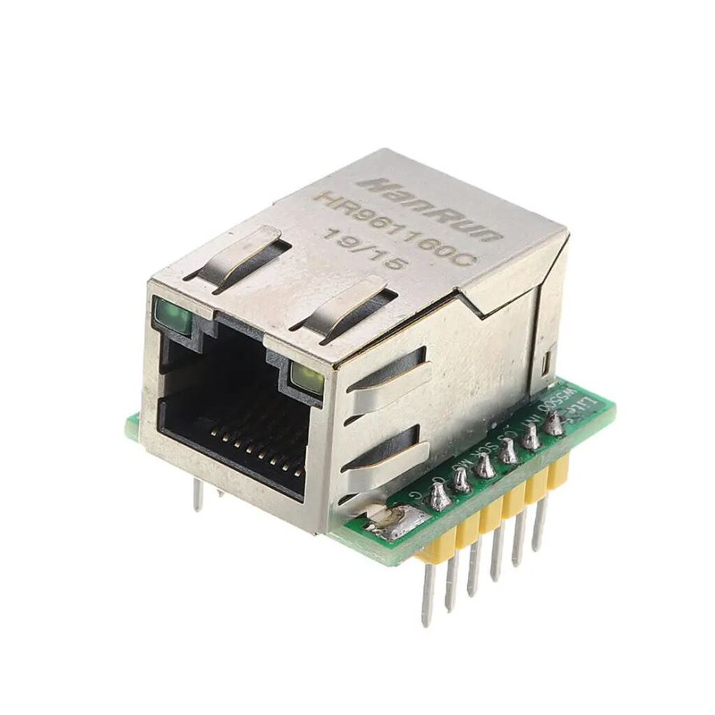 โมดูลแปลง SPI เป็น LAN USR-ES1 W5500 Chip SPI to LAN Ethernet Converter Module TCP / IP WIZ820io for