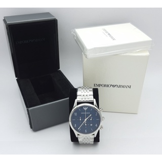 นาฬิกา EMPORIO ARMANI MENS AR1942 43 MM DRESS QUARTZ CHRONOGRAPH พร้อมกล่อง (ใหม่)