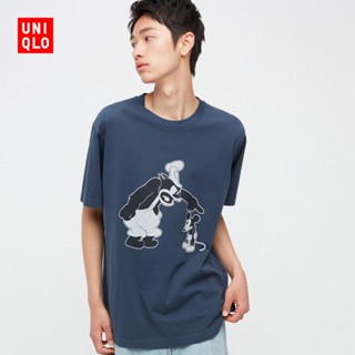 【พร้อมส่ง】Uniqllo Ut เสื้อยืดแขนสั้น พิมพ์ลายดิสนีย์ MFA ARCHIVE สําหรับผู้ชาย ผู้หญิง