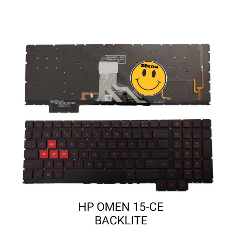 คีย์บอร์ด Hp omen 15-CE 15T-CE 15-CE000 15T-CE100 924005-001 HPM17K73US backlite