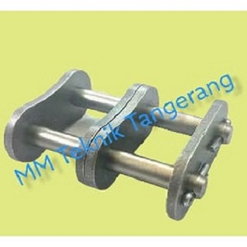 การเชื่อมต่อโซ่คู่ CL 06 B Double Connecting Link Roller Chain Double 06B RS 6B RS6B RS06B CL06B CL6