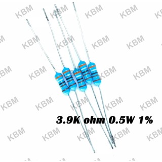 Resistor ตัวต้านทาน 3.57K ohm 0.125W 3.9K ohm 0.25W 0.5W 1W 3W 5W 10W