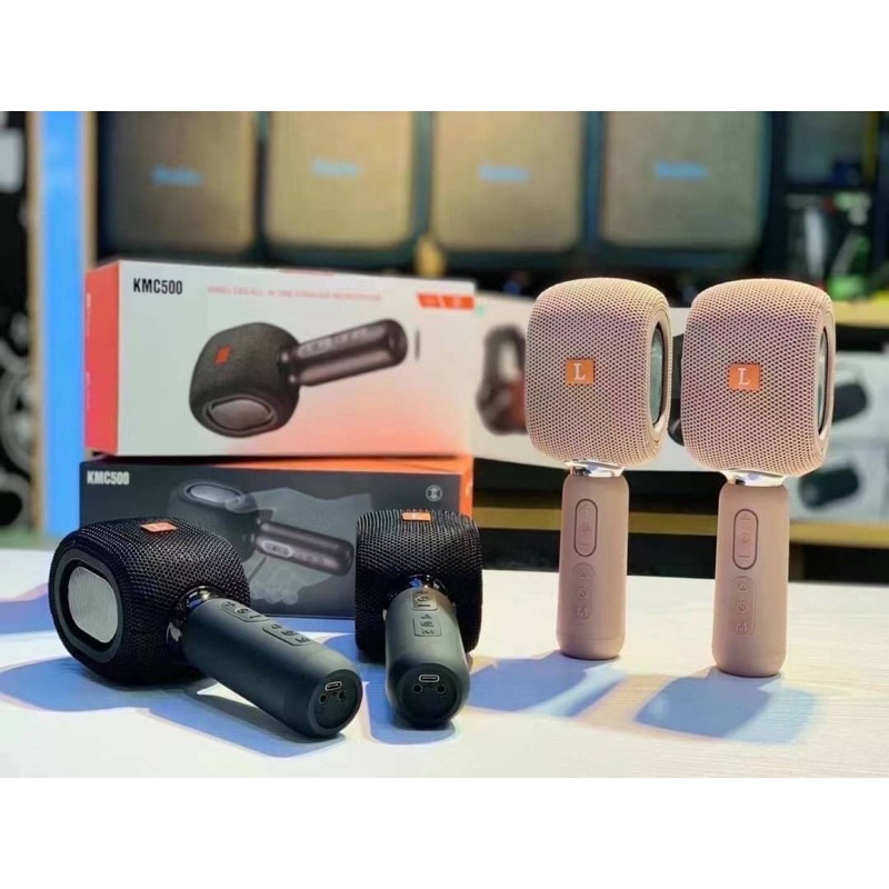 ใหม่ล่าสุด🇹🇭 JBL KMC500 ไมโครโฟนคาราโอเกะ พร้อมลำโพงเสียงในตัว ไมโครโฟนบลูทูธแบบพกพา ไมโครโฟนไร้สาย 