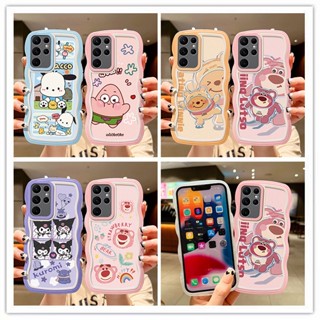 เคส samsung s22 ultra เคสซัมซุง s22 ultra เคสโทรศัพท์มือถือ แบบใส ลายการ์ตูนคลื่นใหญ่น่ารัก สําหรับ Samsung S22ULtra