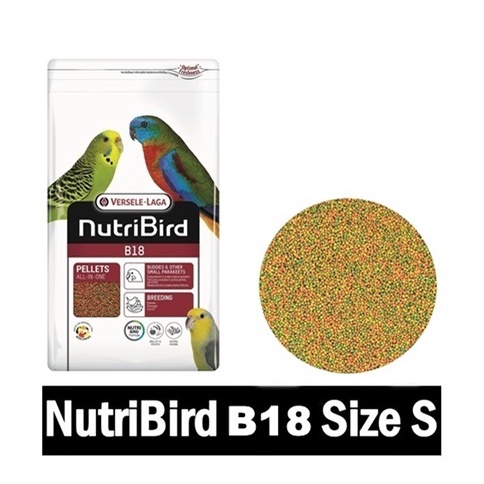 NutriBird B18 สูตรบำรุง นกกรงหัวจุก เลิฟเบิร์ด หงษ์หยก แบ่งขาย 1 - 2 KG.