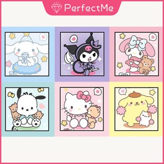 ใหม่ ชุดงานปักครอสติชเม็ดบีด ทรงเพชร ลายสุนัขหูใหญ่ Sanrio Cinnamon 5d ขนาด 30x30 ซม. สําหรับห้องนอน ห้องรับประทานอาหาร ห้องนั่งเล่น