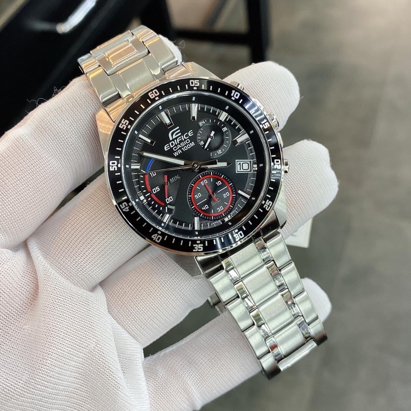 [สอบถามสต็อกก่อนกดสั่ง]🎁CASIO EDIFICE EFV-540D-1A ของแท้ 100% ประกัน 1 ปี