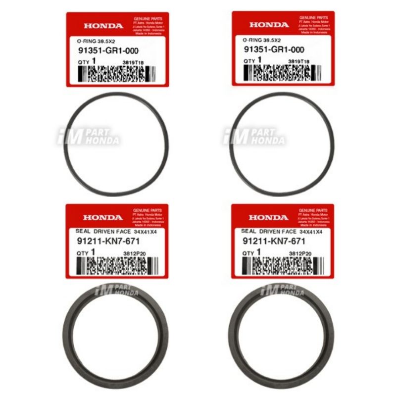 Honda 91211-KN7-671 91351-GR1-000 Seal & Oring Pulley Vario 110 CW คาร์บูเรเตอร์ Vario 125 150 PCX 1